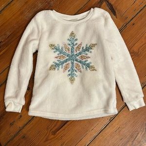 Cynthia Rowley snowflake fleece, size 5-6